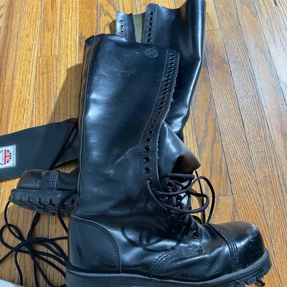 Vintage Knee high Combat Boots - Picture 7 of 8